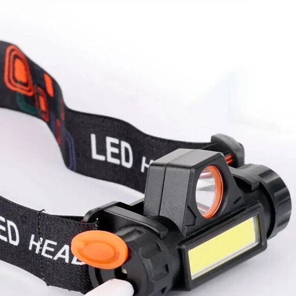 Rechargeable LED Headlamp, Waterproof Flashlight with Magnetic Lightweight, - Picture 5 of 9